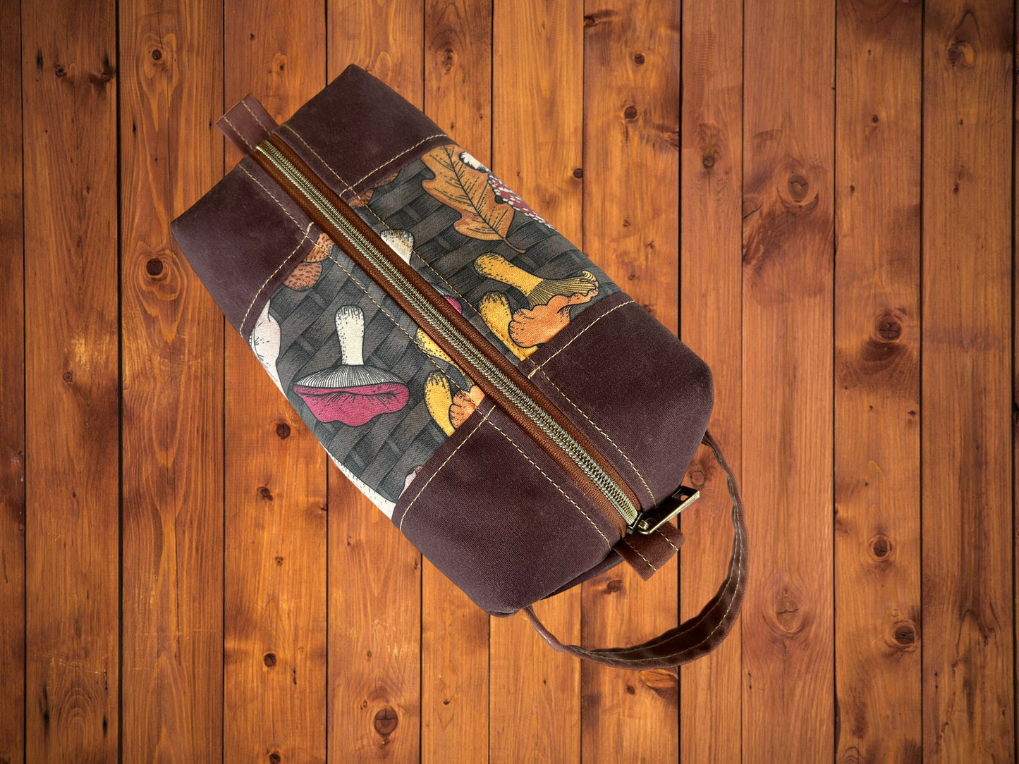 Waxed Canvas Toiletry Kit, Shaving Kit, Dopp Kit, Travel Kit