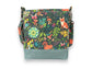 Fox crossbody bag with waxed canvas base and waterproof lining.