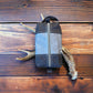 Waxed Canvas Toiletry Kit, Shaving Kit, Dopp Kit, Travel Kit