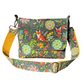 Fox print crossbody bag, fox print purse, cottagecore woodland critter messenger bag.