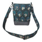 Whimsical animal crossbody purse, cottagecore woodland critter bag, cameo animal print purse, gift for kawaii fan