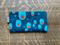 Eyeglasses case, fabric sunglasses case, 6.75"x3.5" kawaii zipper pouch, cloth glasses case