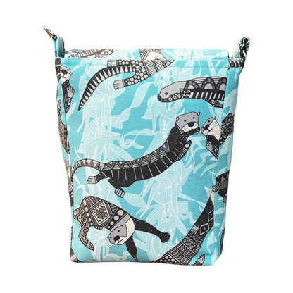 Cute otter purse, Otter crossbody bag, Marine mammal bag, Sea otter mini satchel