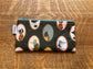Eyeglasses case, fabric sunglasses case, 6.75"x3.5" kawaii zipper pouch, cloth glasses case