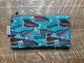 Eyeglasses case, fabric sunglasses case, 6.75"x3.5" kawaii zipper pouch, cloth glasses case